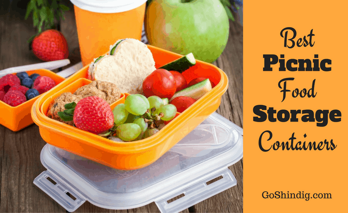 Picnic food storage containers