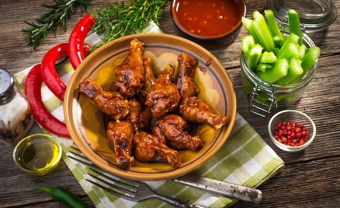 Mexican spicy chicken wings