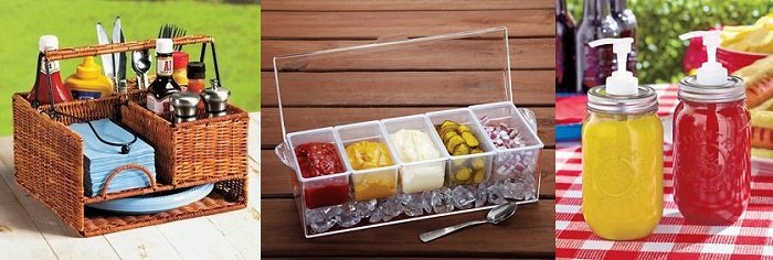 Picnic condiment set