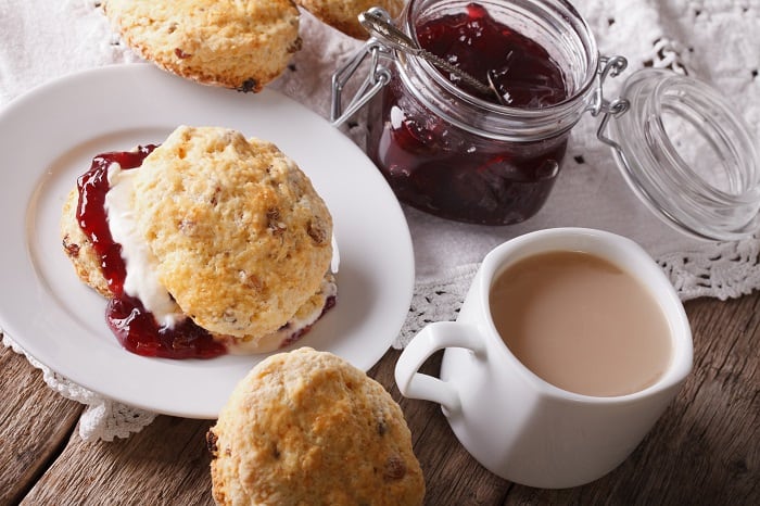 British picnic scones