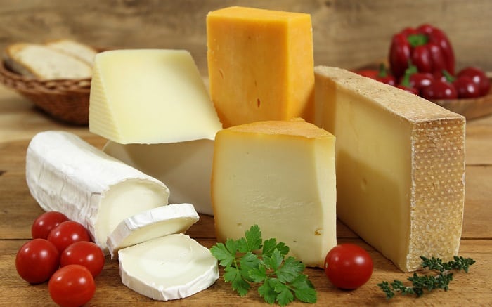 Types of cheese for a picnic