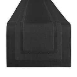 Outdoor Table Runner Black