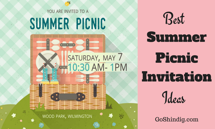 Picnic Invitation - The Best Summer Picnic Invite Ideas 