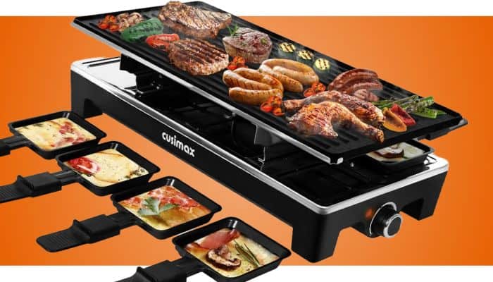 CUSIMAX Raclette Grill Electric Grill