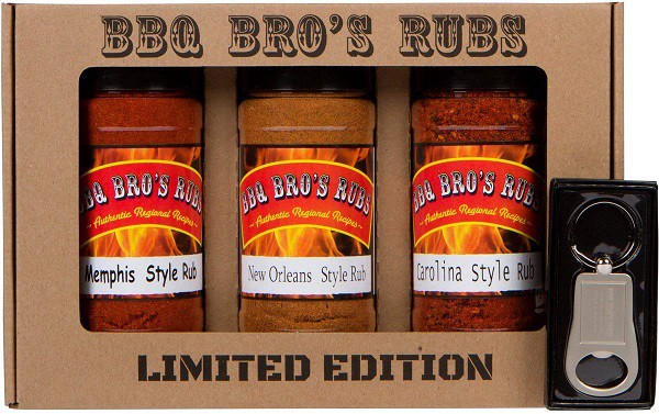 BBQ rubs gift set for smokers