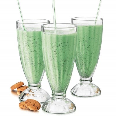 Milkshake glasses for cocktails