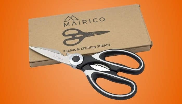 MAIRICO Ultra Sharp Premium Heavy Duty Kitchen Shears and Multi Purpose Scissors