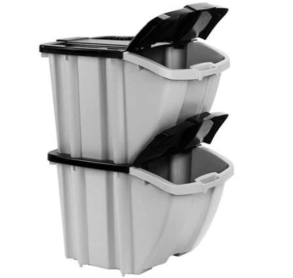 Staking Charcoal Container Bins