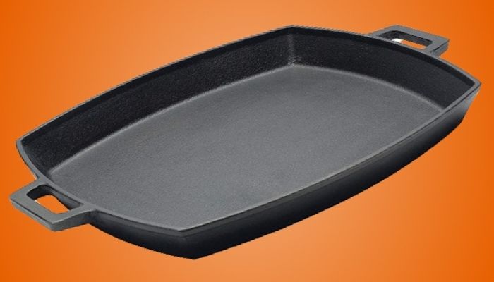 Cast Iron Shallow Baking Pan