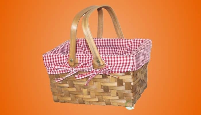 Vintiquewise Rectangular Basket