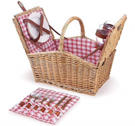 Best Picnic Baskets Wicker, Insulated & Wheeled [2019 Update]