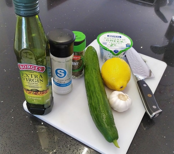 Tzatziki Sauce Ingredients