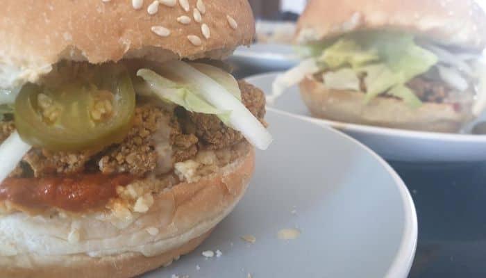 Falafel Burger Recipe Featured