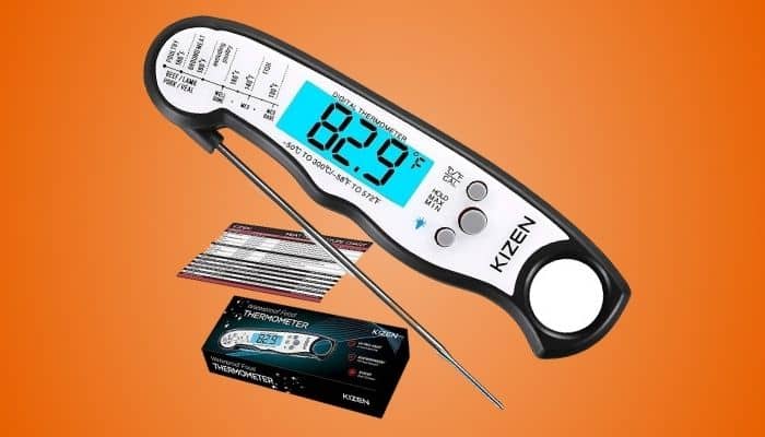 Instant Read Thermometer — Top Display