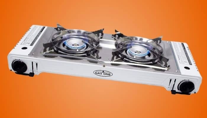 Gas One Dual Fuel Portable Twin Stove Burner