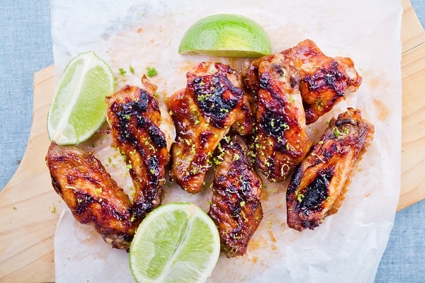 Barbecue Chicken Wings - Burger Sides