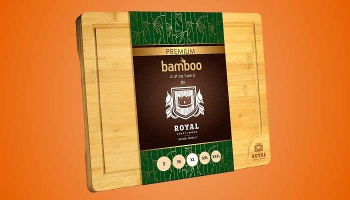 Royal Craft Wood Bamboo Cutting Board