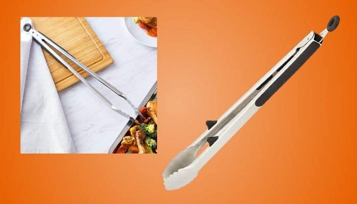 Amazon Basics Stainless Steel Tongs