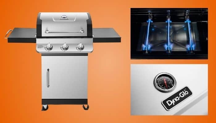 Dyna-Glo Premier 3 Burner Propane Gas Grill