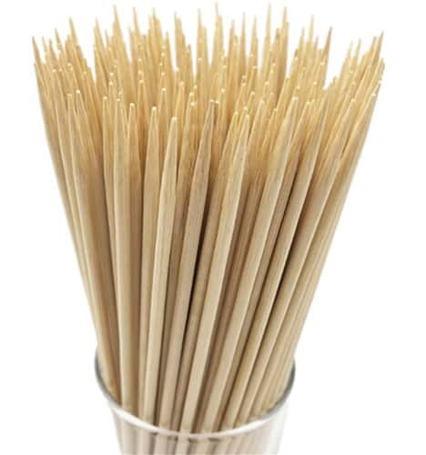 Natural Bamboo Appertiser Skewers for BBQ