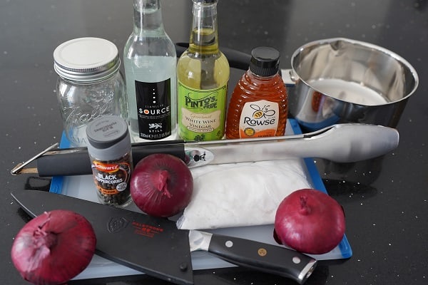 Pickled Red Onion Ingredients