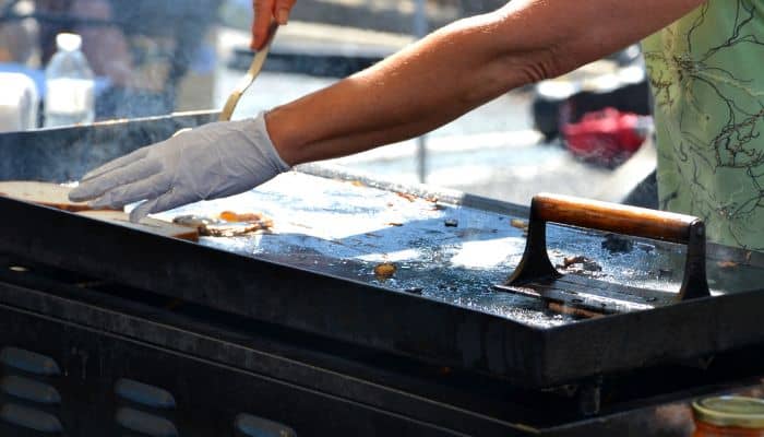 Griddle Cooking Size